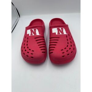FOCO Nebraska Cornhuskers NCAA Red Slip On Clogs Mens XL 13-14 FCUN1121-00001